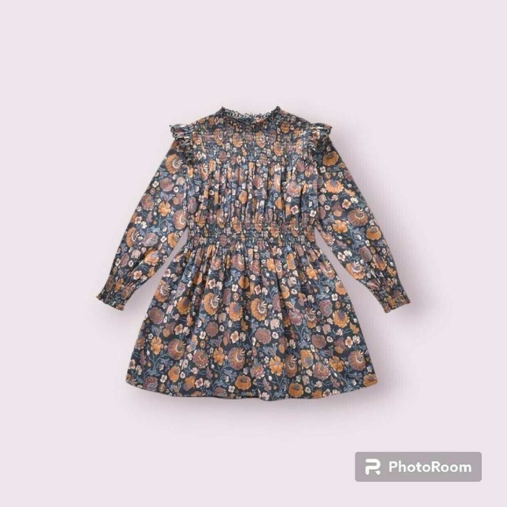 Louise Misha Suzie Dress In Charcoal Bohemian Floral